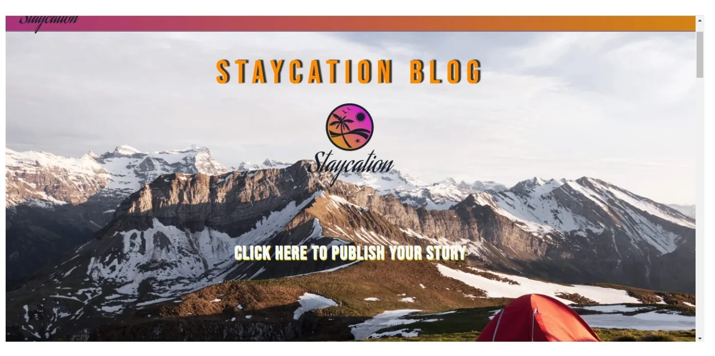 travel blog cover