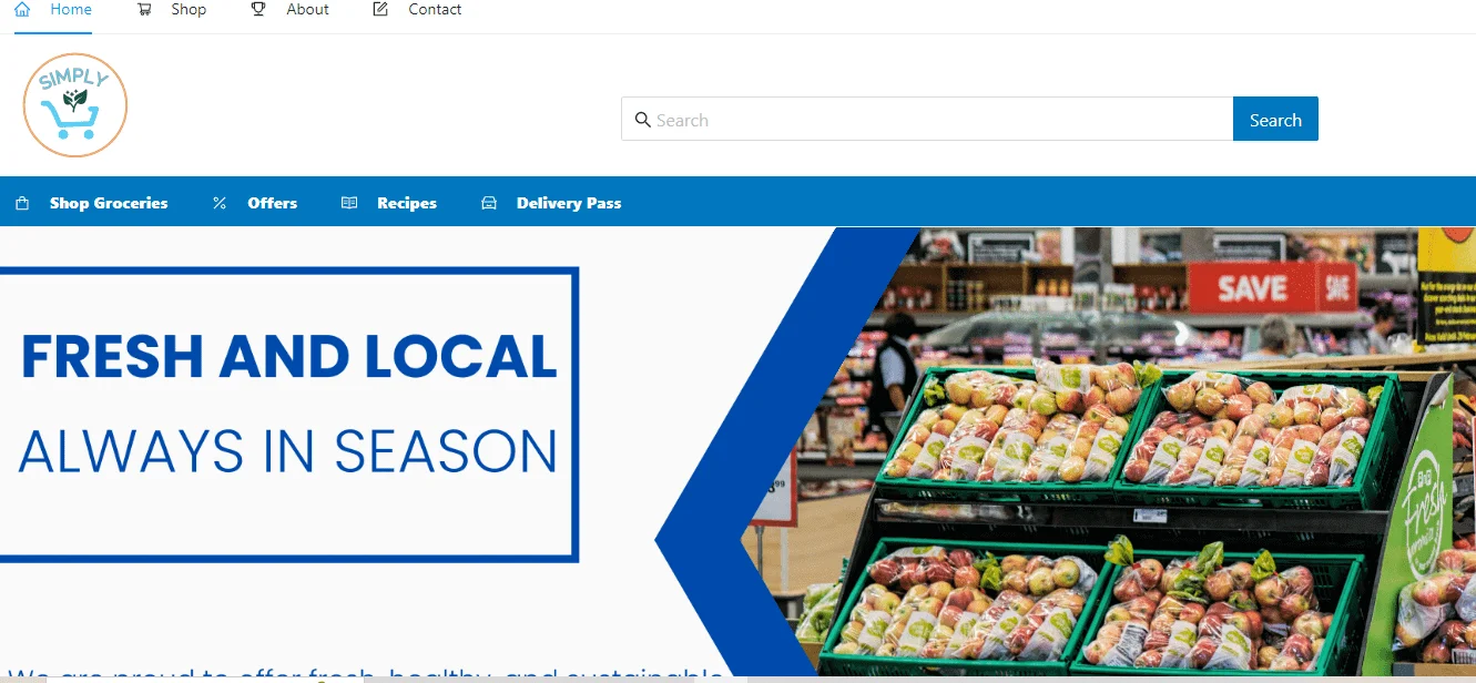 simply supermarket cover